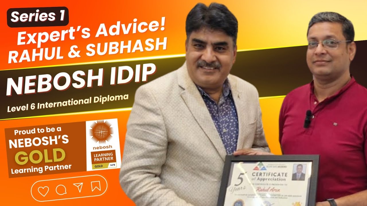 NEBOSH'S International Diploma - IDIP || How to Pass NEBOSH IDIP || Tips to pass Rahul & Subhash ||