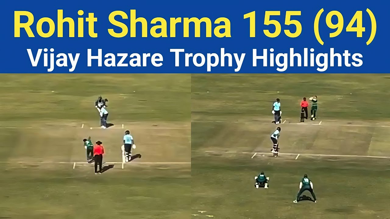 Rohit Sharma Century Highlights In Vijay Hazare Trophy | Mumbai vs Sikkim Highlights 2025