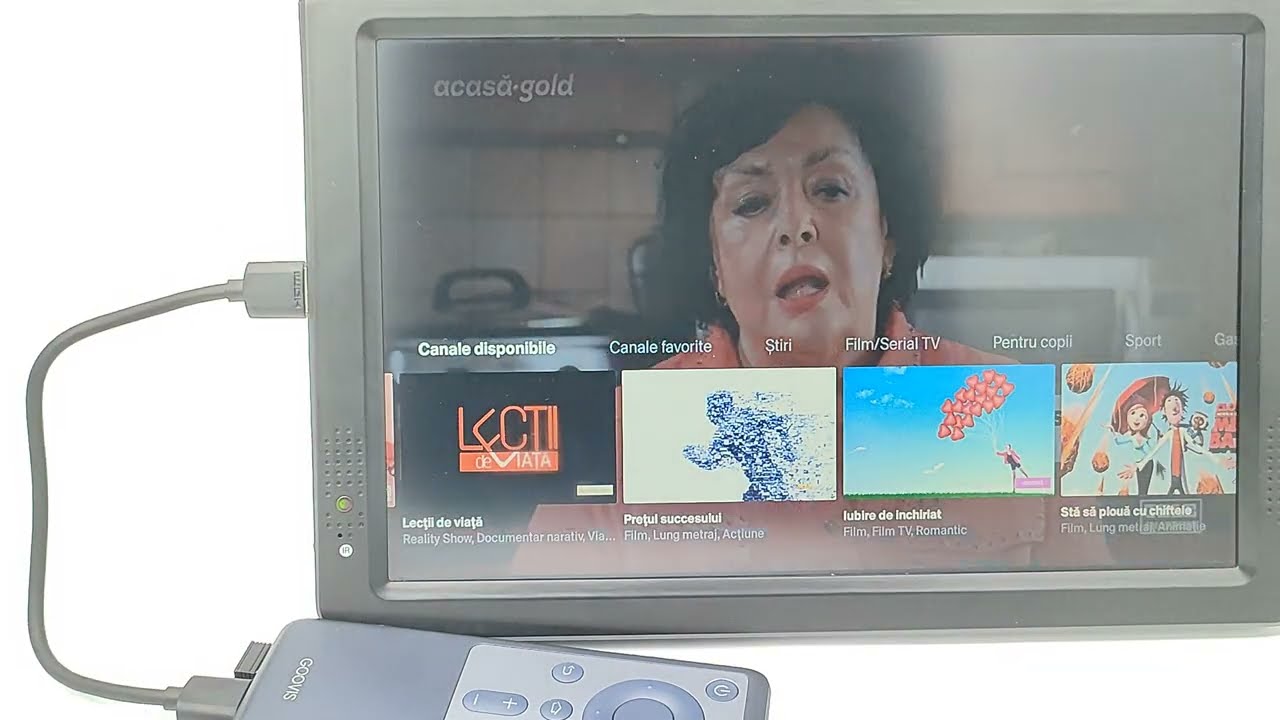 Focus Sat Online Streaming TV Service & Youtube running great on GOOVIS D3 Portable Media Player