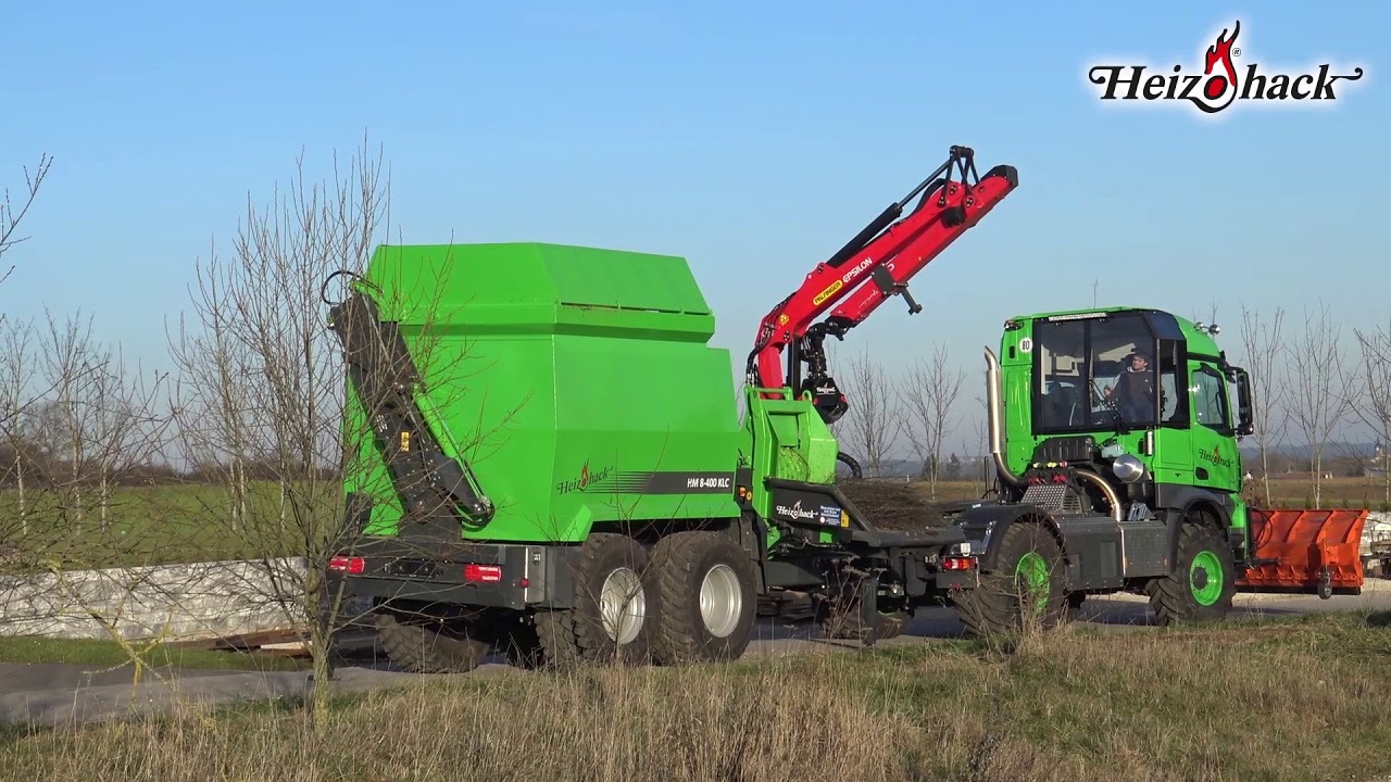 Heizohack HM 8-400 KLC an einem Heizotruck