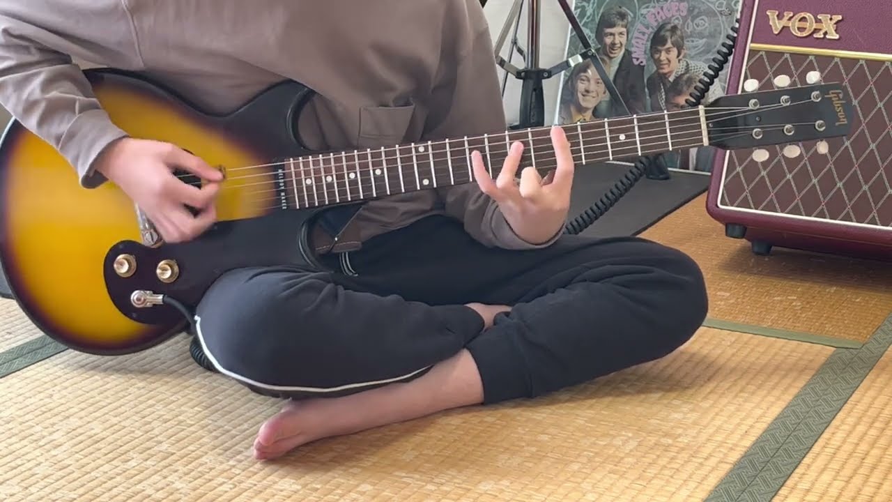 中学生ギター　Small Faces「Shake」Guitar Cover　スモール・フェイセス「シェイク」スティーブマリオット　サムクック
