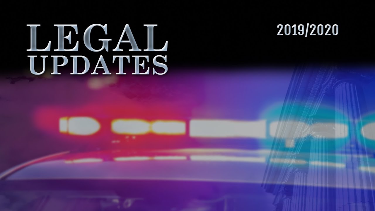 Legal Updates - 2019/2020 - Video Introduction