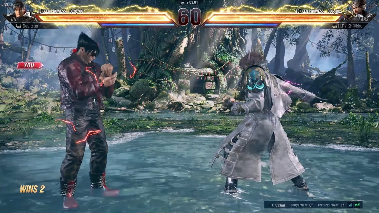Devilster Jin Fights Crazy God Of Destruction Lars! Head To Head Match!
