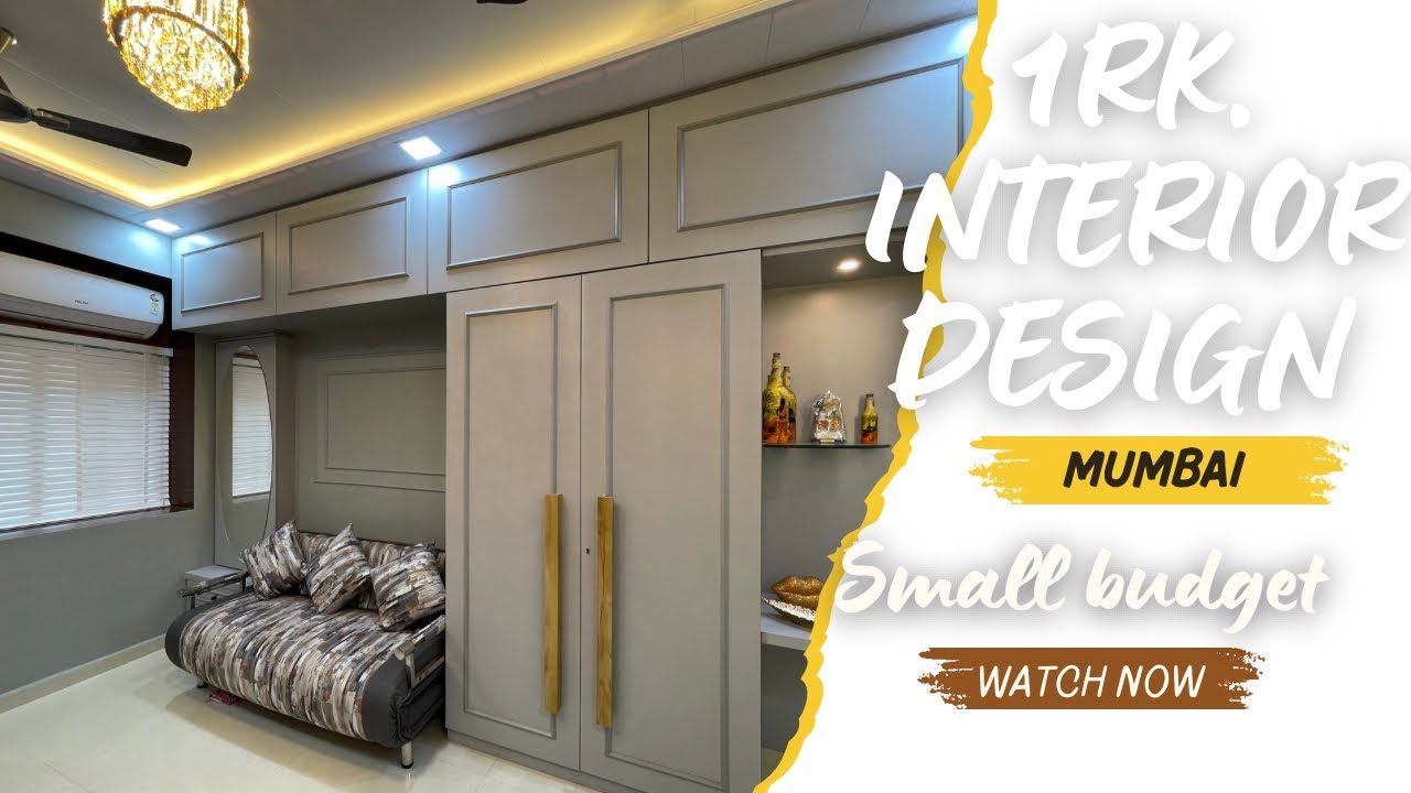 1rk interior design in mumbai | 1bhk interior design |  1RK small budget  interior in mumbai Bandra,