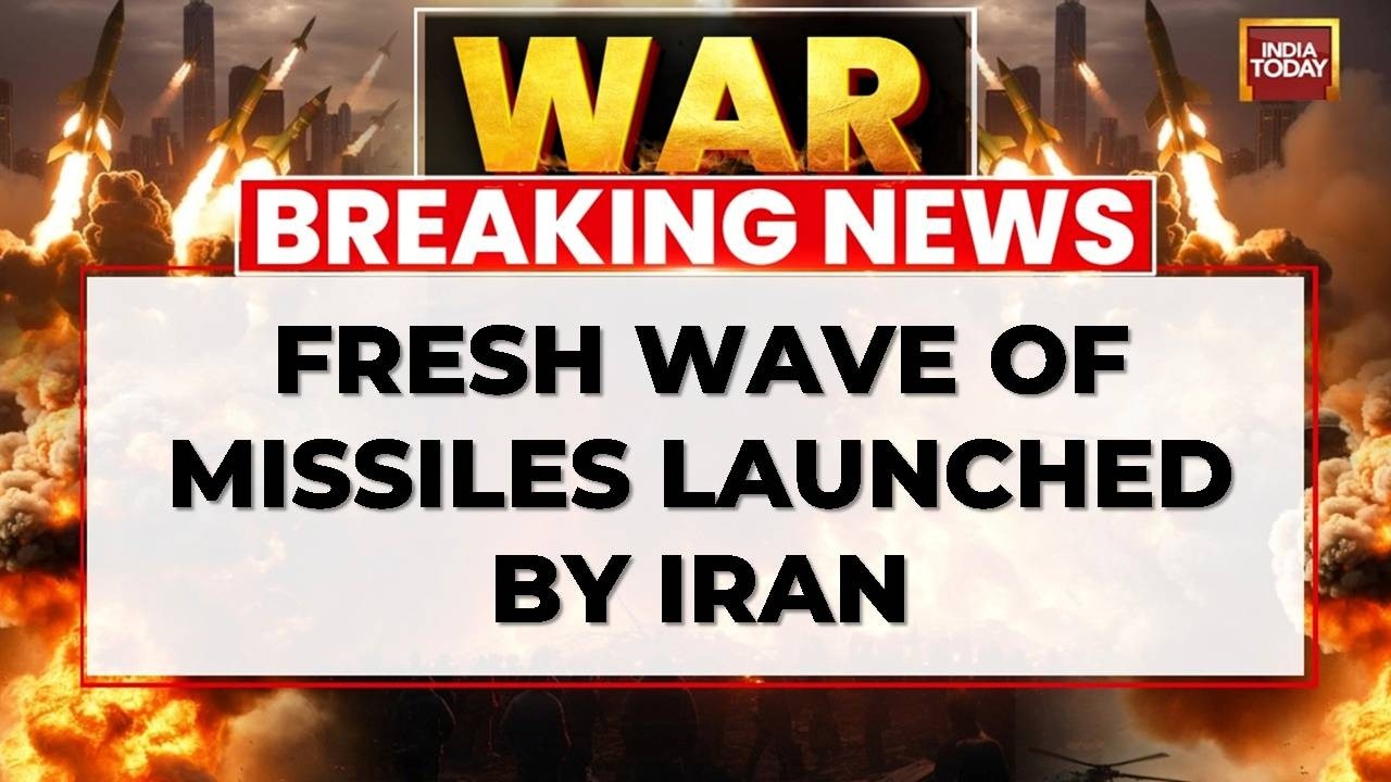 Breaking: Iran Launches Fresh Ballistic Missiles At Israel; IDF Activates Air Defence Across Country