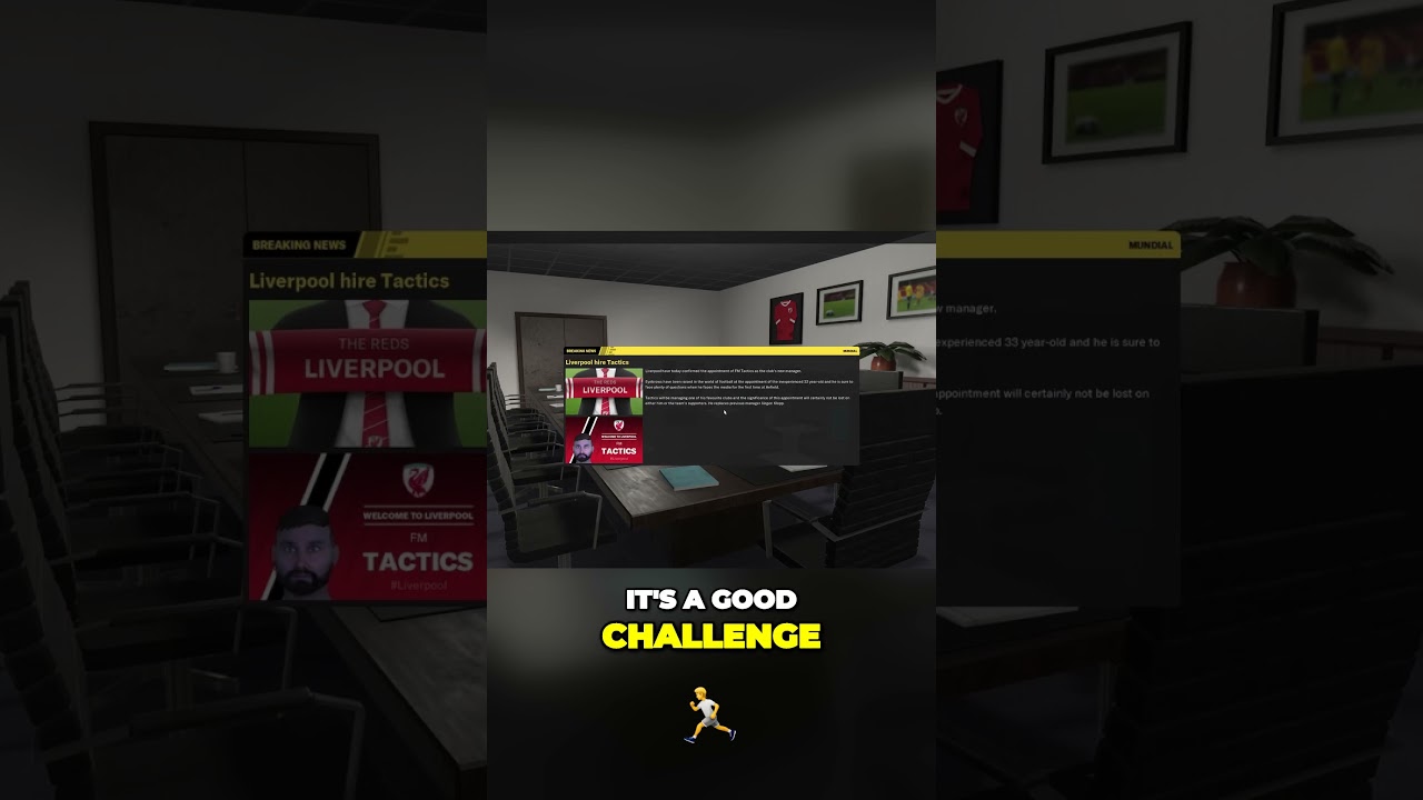Rebuilding Liverpool To League and Champions League Glory #footballmanager2024 #fm24  #shorts