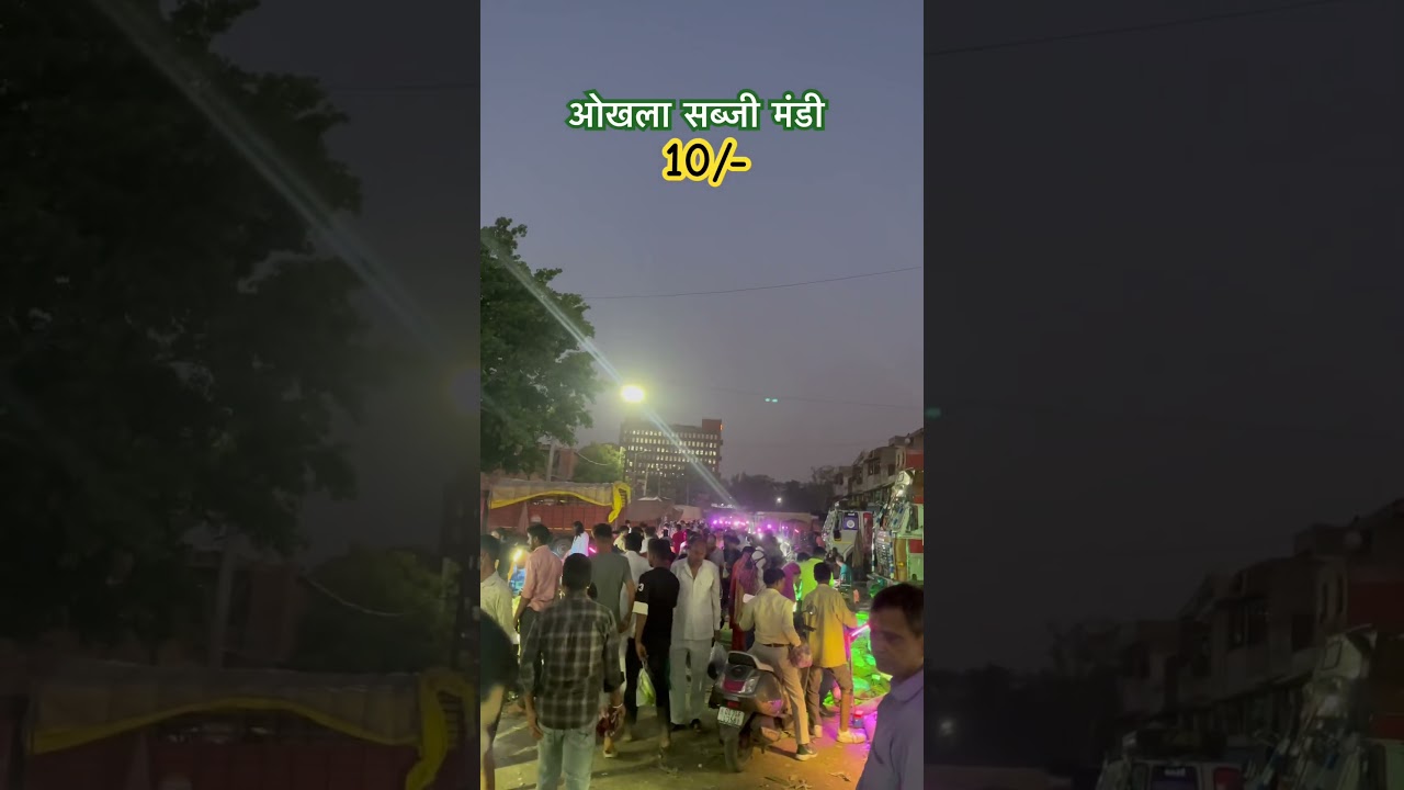 Okhla sabzi mandi | Okhla | sabji mandi #mandi #sabji #delhimandi #okhlamandi #vegitables