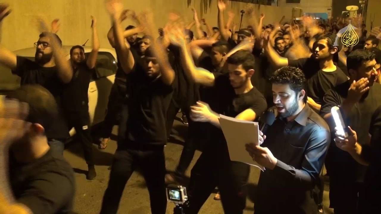 موكب عزاء فريج الحياك\المحرق ليلة سابع ١٤٣٨ه