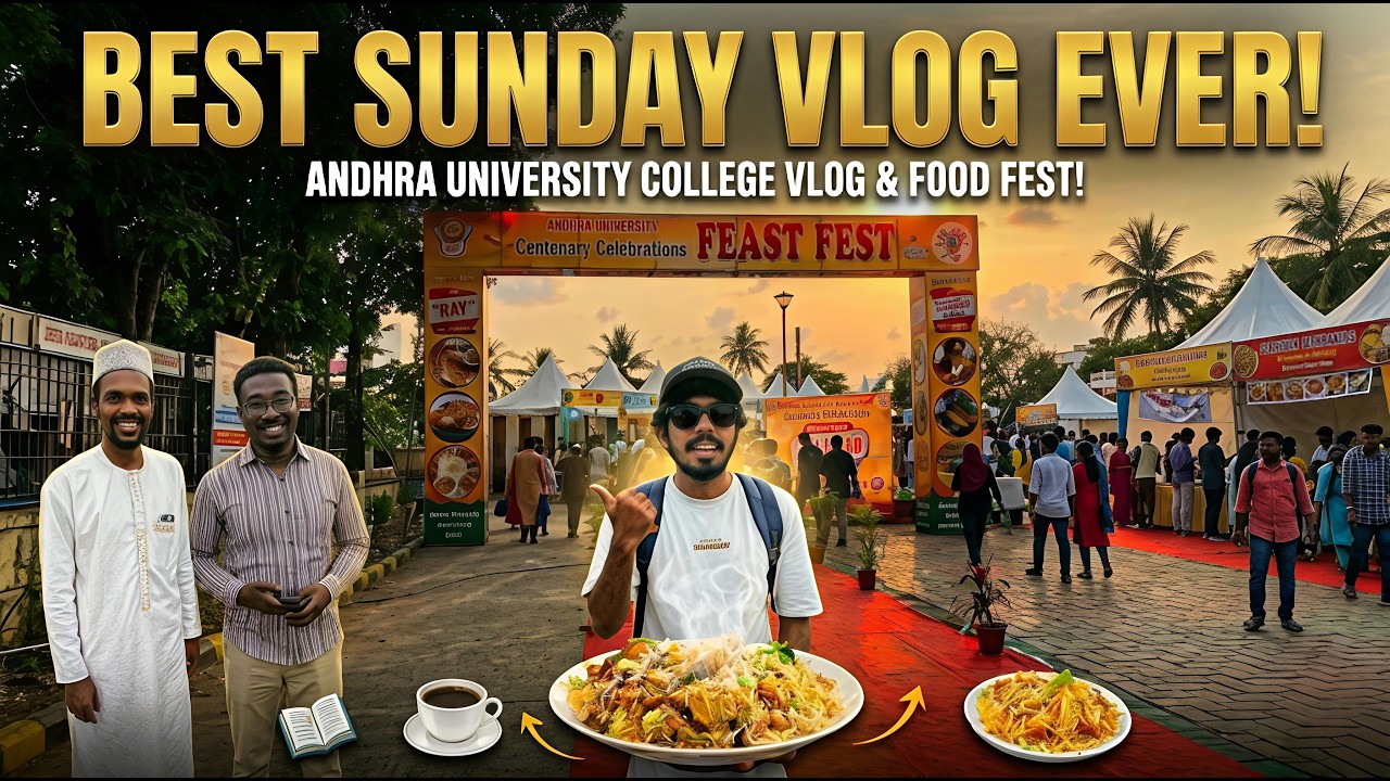 Centenary Celebrations Food Fest & Sunday College Vlog 🎓✨