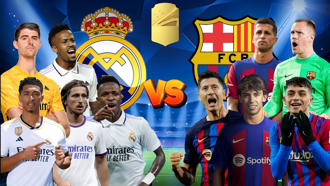 Real Madrid 🆚️ Barcelona 💥El-Classico💥with SUPER BOSS FINAL🔥