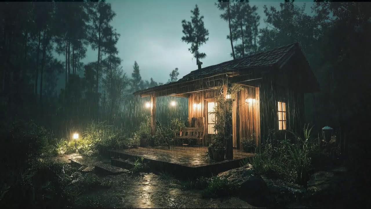 Heavy Rain and Thunder Sounds for All Night Deep Sleep