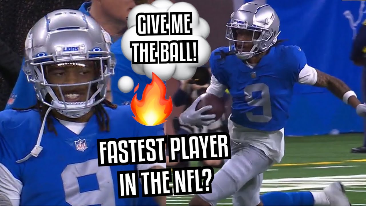 ‘ROOKIE’ Jameson Williams SHOWS OFF 4.2 SPEED! 🔥 Jameson Williams NFL highlights | Lions Vs Bears