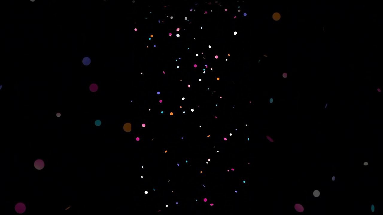 Colour Particles Falling/Black Screen Video Background Full Screen #shorts #youtubeshorts #template