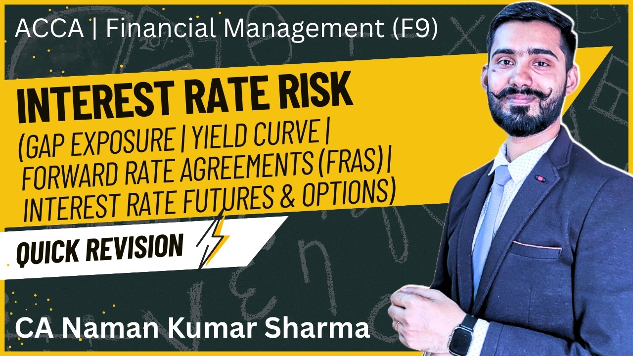 14  Interest Rate Risk | Gap exposure, Yield curve, FRA, Int. rate futures | ACCA FM (F9) Revision