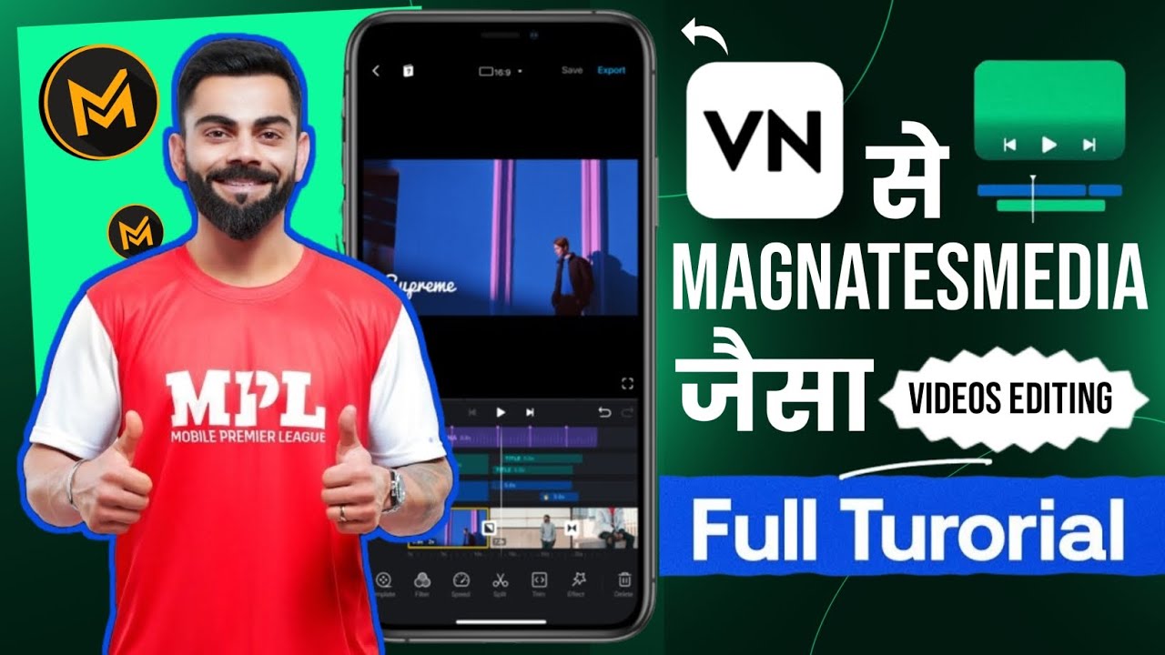 Magnates Media Jaisa Video Kaise Banaye Mobile Se || How To Edit Videos Like Magnatesmedia In Vn App
