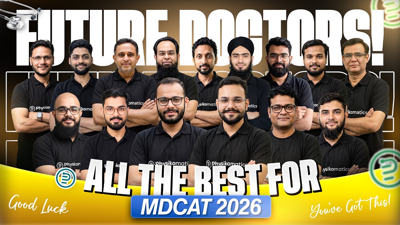 PMDC MDCAT 2026 🔥 All The Best &ndash; It's ShowTime! 💪