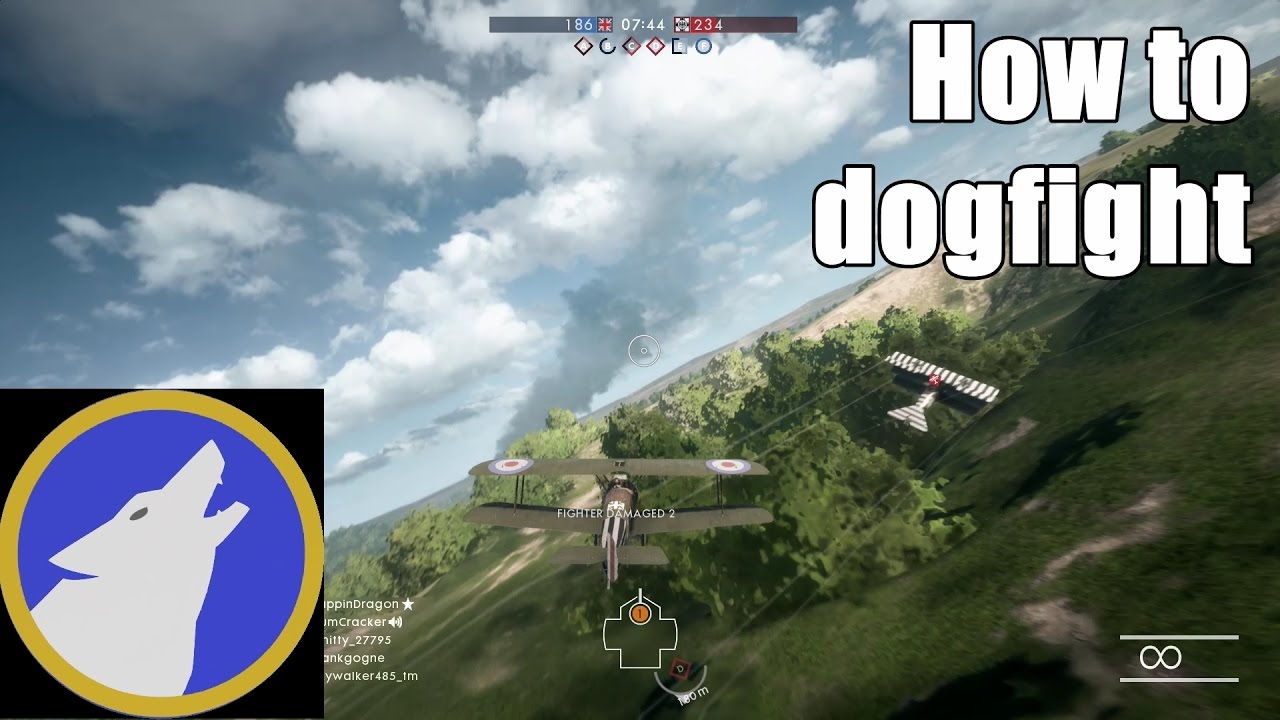 How to DOGFIGHT in BF1 | Angles, elevation, and airspeed | Flight School