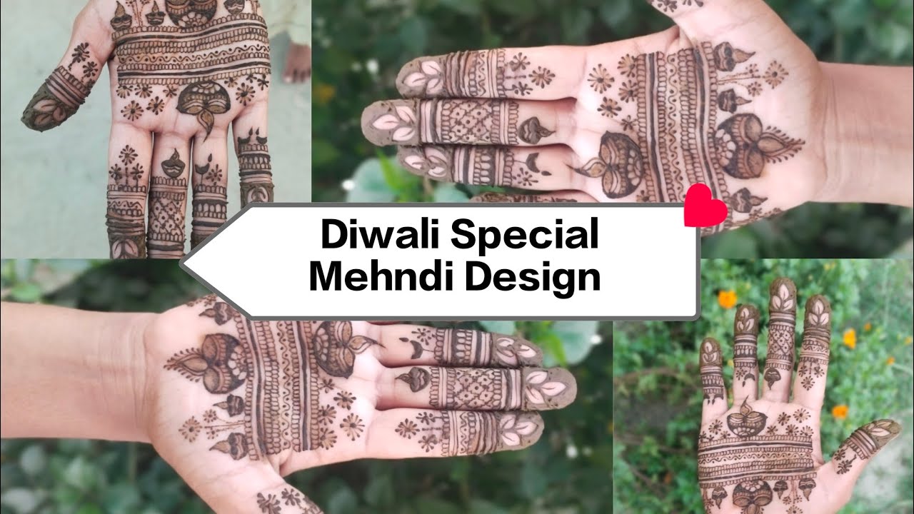 Diwali 🪔 Special Mehndi Design 🌿 Front Hand Mehndi Design 🌿 Diwali Mehndi Design 🌿#mehndi #trending 