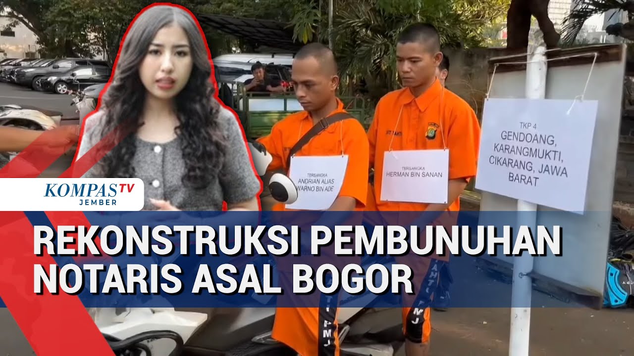 33 Adegan Rekonstruksi Bongkar Rencana Sadis Pembunuhan Notaris Bogor