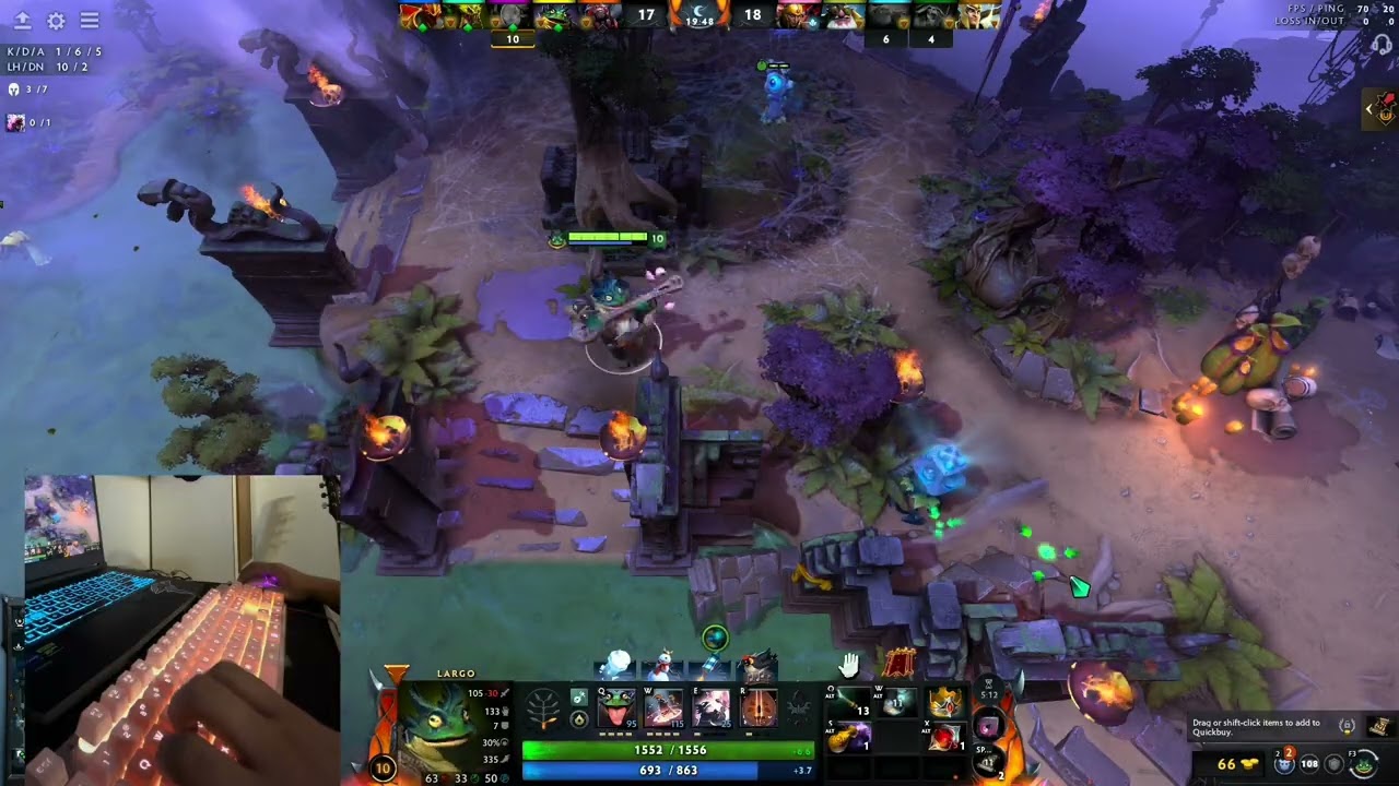 NVideo game - Dota 2 (Largo support/4) Ranked