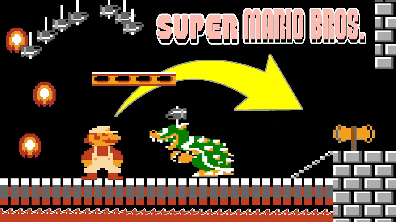 Super Mario Bros (NES) – Все замки (Полное прохождение | Без комментариев | 4K 60FPS) 🏰