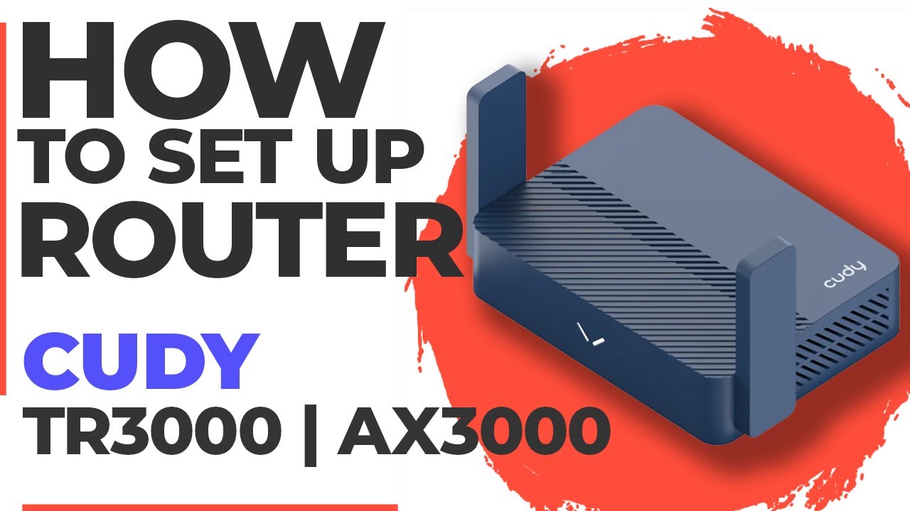 ✅ Jak skonfigurować Cudy TR3000 | Jak skonfigurować router WiFi Cudy AX3000 TR3000