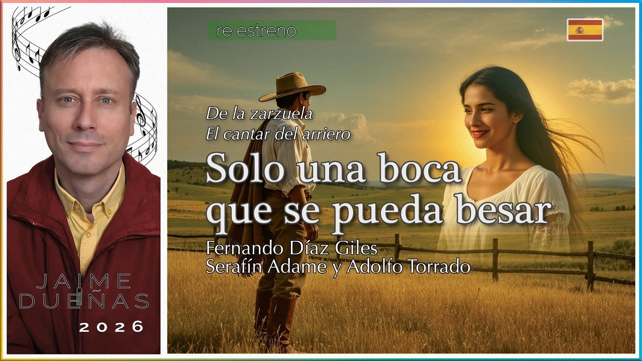 Solo una boca que se pueda besar - canta Jaime Dueñas (reestreno)
