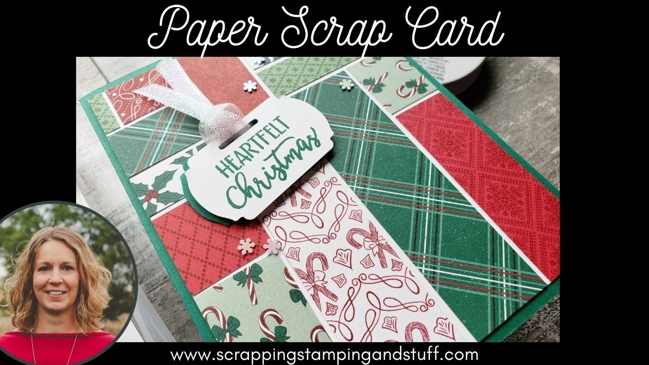#204 Use Those Leftover Paper Scraps With This Simple Card Design!
