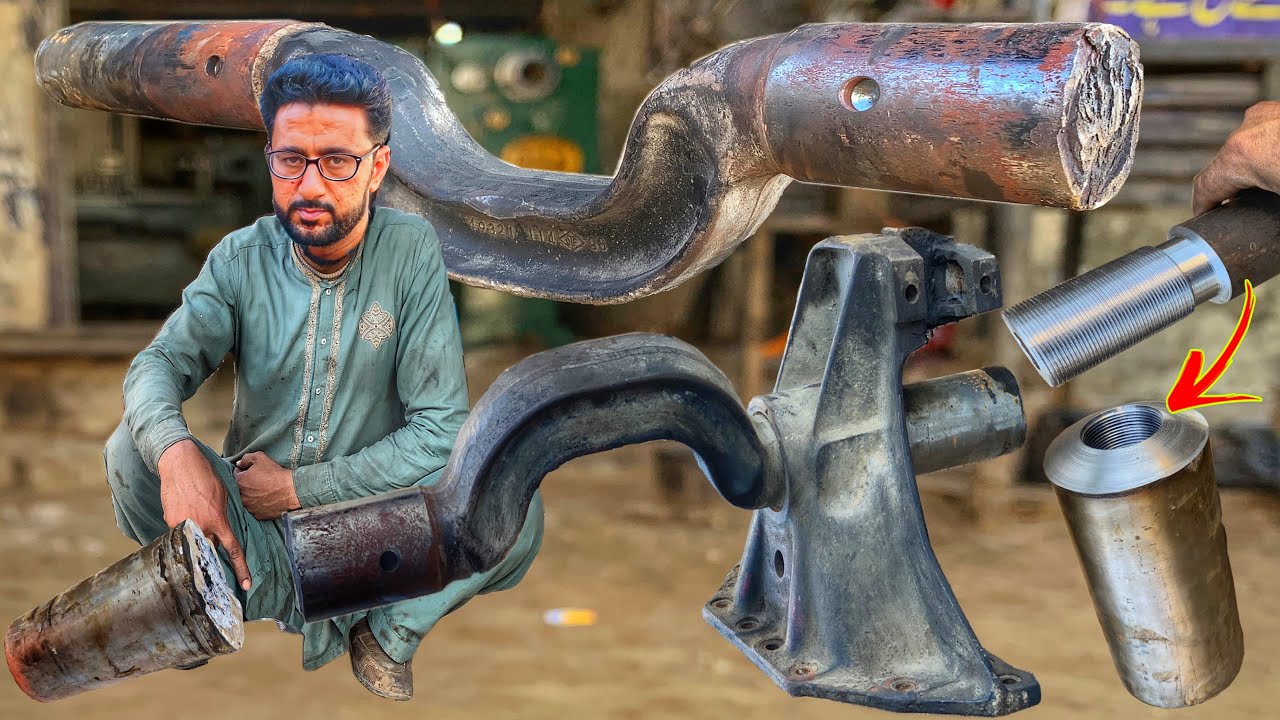 Finally I expertly repaired the broken turning shaft of the truck which is not difficult for me