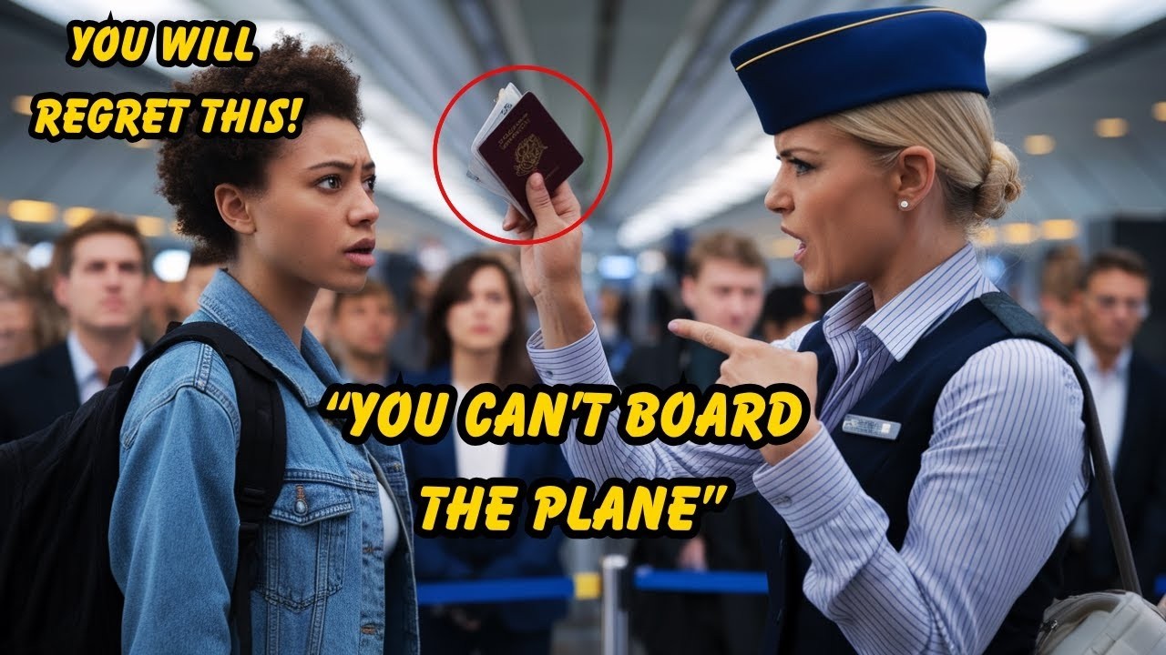 Flight Attendant Tears Up Back Girl‘s Passport  Instantly Regrets it, When She’s Fired on