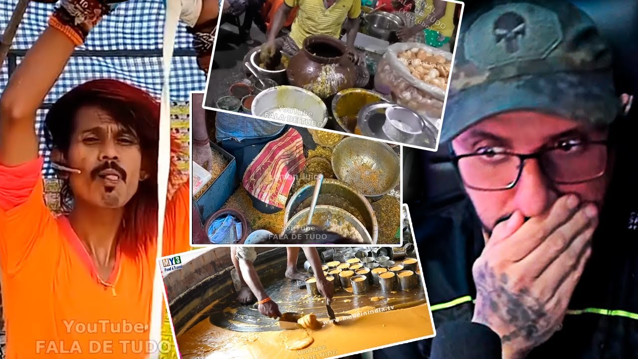 FABIOCOG REAGINDO As Comidas de Rua mais Nojentas da India PARTE 2. + Nojento ainda!