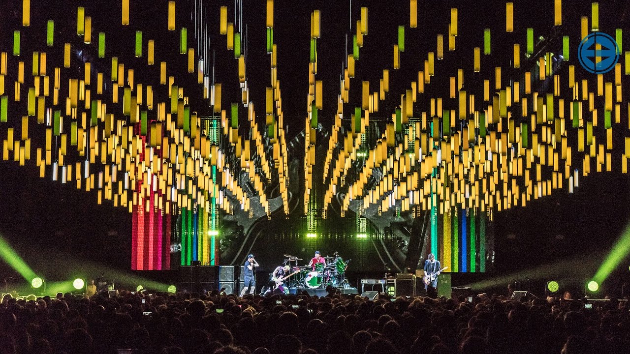 Скотт Хольтхаус и Лейф Диксон: освещение и сценография для тура Red Hot Chili Peppers 2016