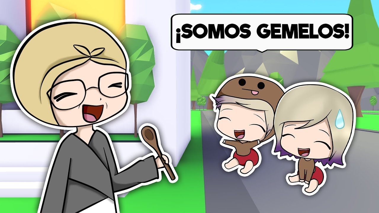 ESTA ABUELA SOLO ADOPTABA GEMELOS... ASÍ QUE FINGIMOS SERLO EN ROBLOX!!