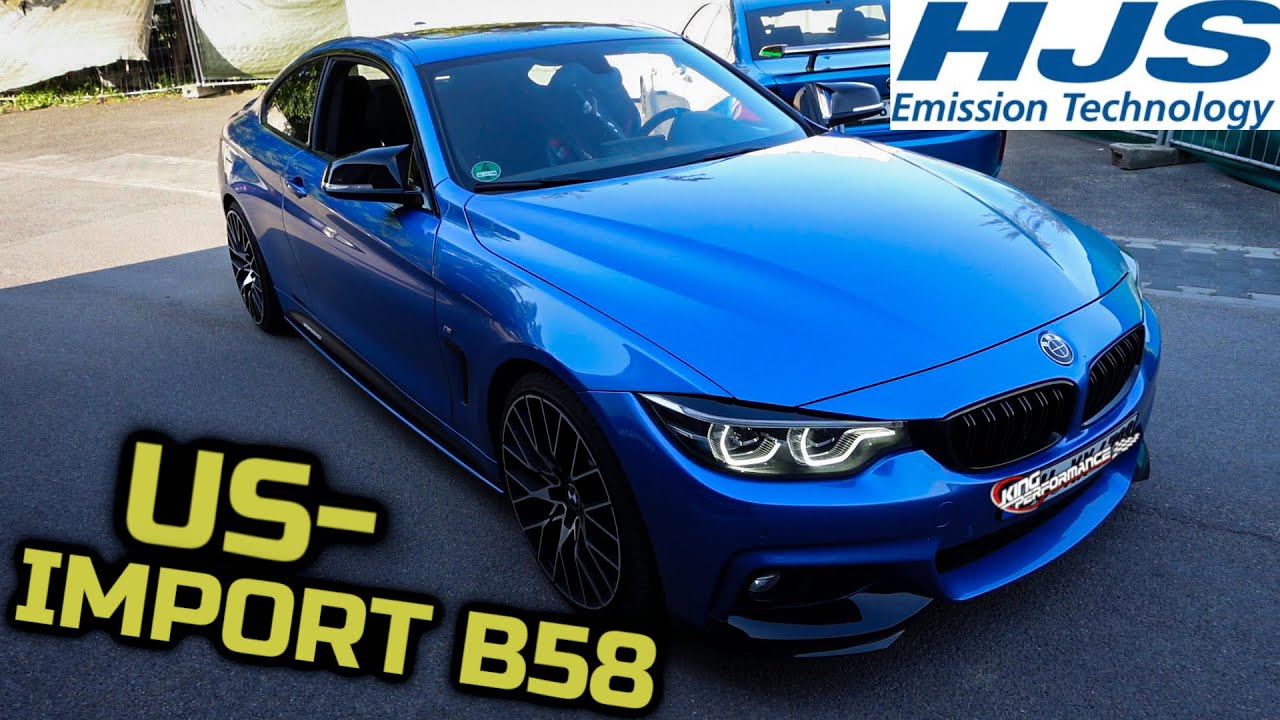 HJS ECE Downpipe passend für BMW 440i F32 F33 | 340i F30 F31 |offene Ansaugung|Stage1|Probefahrt