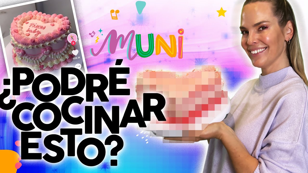 Soy Muni - Intento recrear ésta tendencia de #tiktok en #pastel  ! Cómo creen que va a quedar?