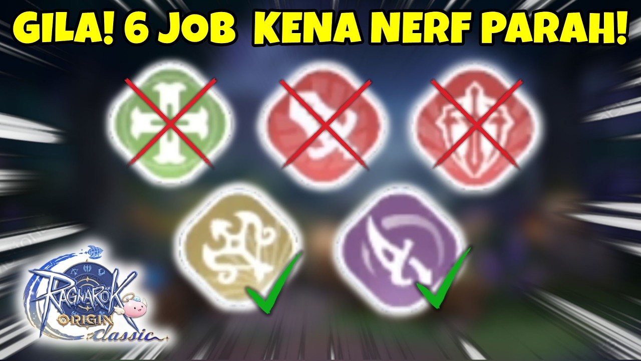 BOCORAN JOB BALANCE ROO CLASSIC! 6 JOB DINERF 4 JOB DIBUFF!