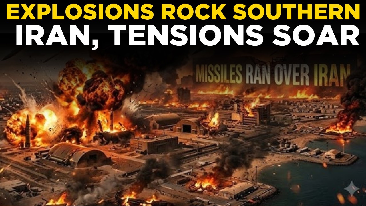 US-Iran War News LIVE: Explosions Rock Southern Iran As US-Iran Tensions Rise After Strait Incident