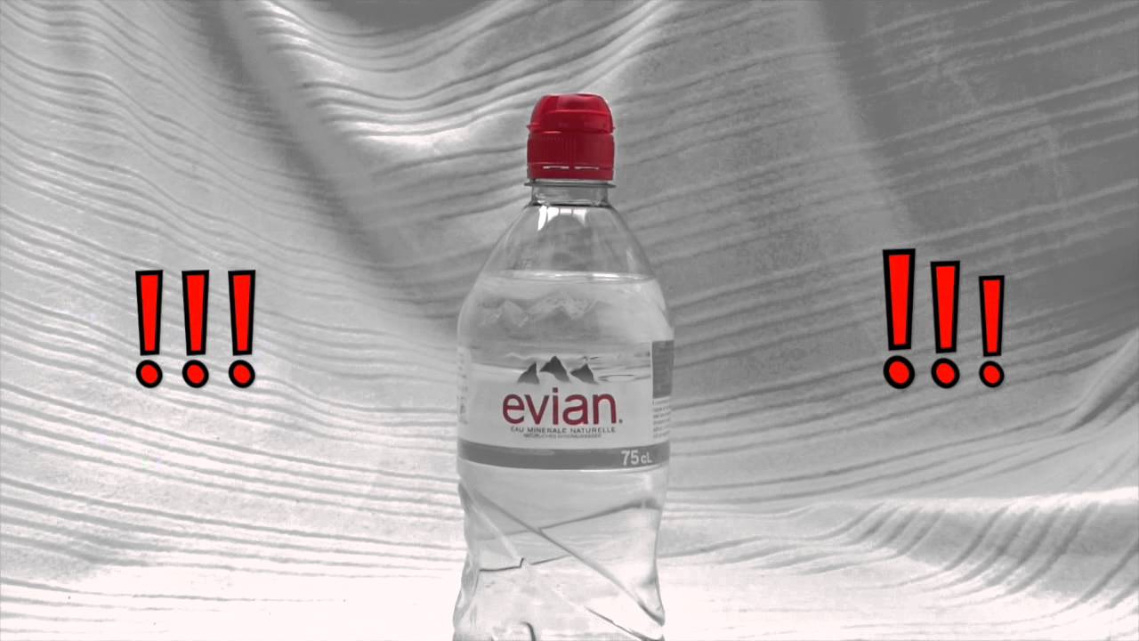 Evian spot with funny cat
