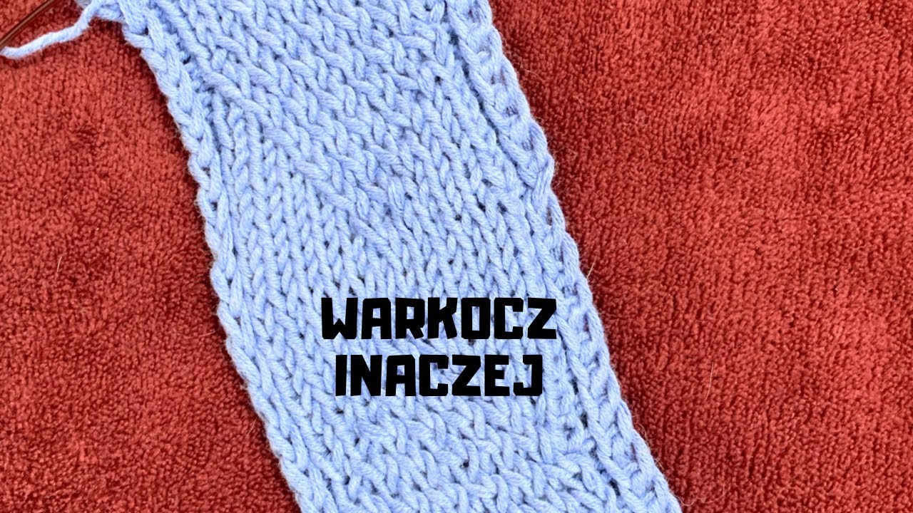 WZÓR WARKOCZA NA DRUTACH🧶 WZÓR DO KOLEKCJI