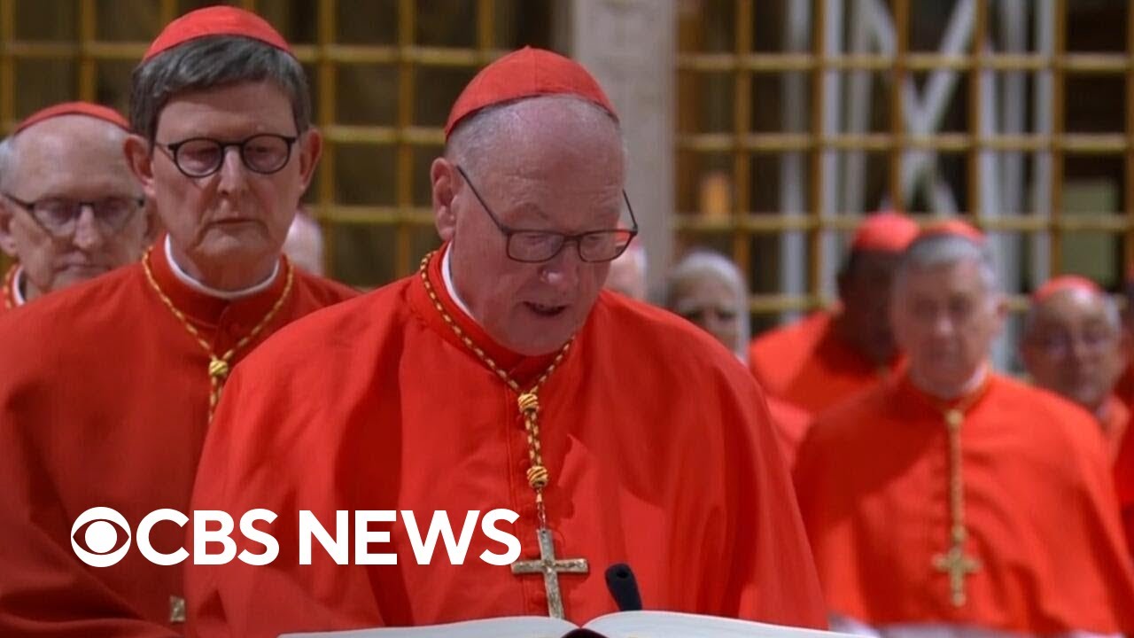 New York Cardinal Dolan takes oath of secrecy, details of other electors at conclave