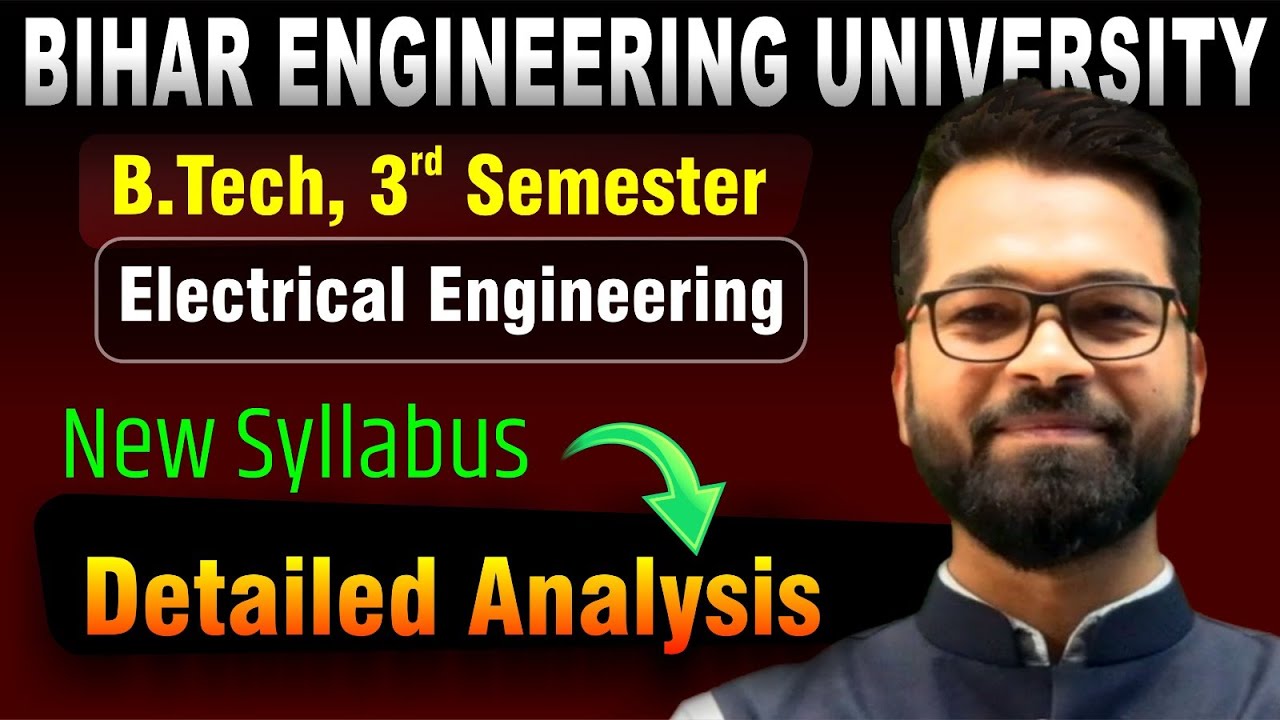 B.Tech 3rd Semester | Electrical Engineering | Detailed Syllabus Analysis | BEU #beu #3rdsemester