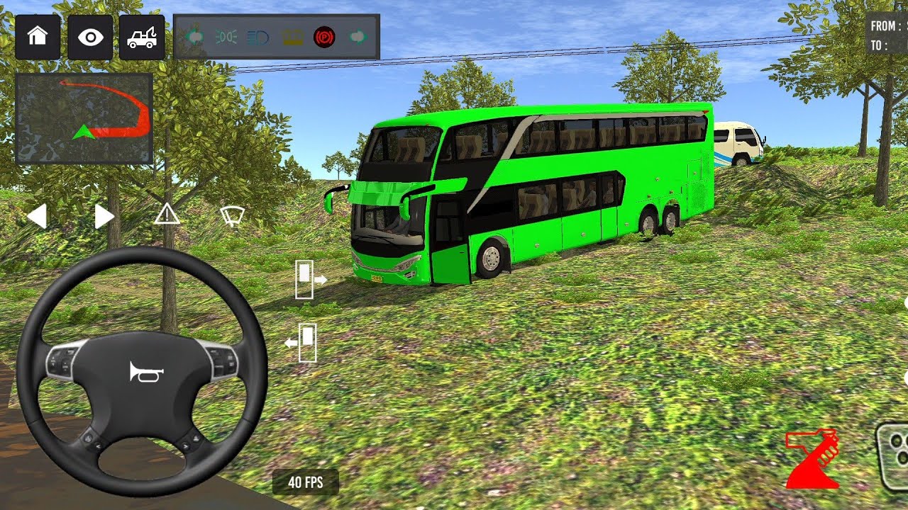 Euro coach bus simulator 2026 || new coach bus driving Indonesia Android gameplay 