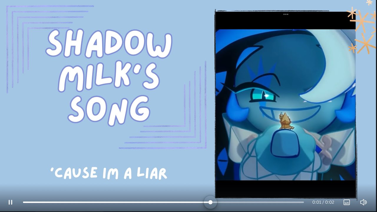 ‘Cause I’m a liar || shadow milk’s probably song :3 #shadowmilk #cookierunkingdom #fyp #music