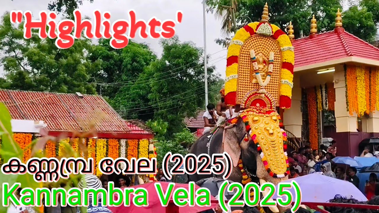 കണ്ണമ്പ്ര വേല(2025)/Kannambra Vela(2025)/. ഇരു ദേശങ്ങളുടെയും എഴുന്നള്ളത്ത്. പാലക്കാട്.