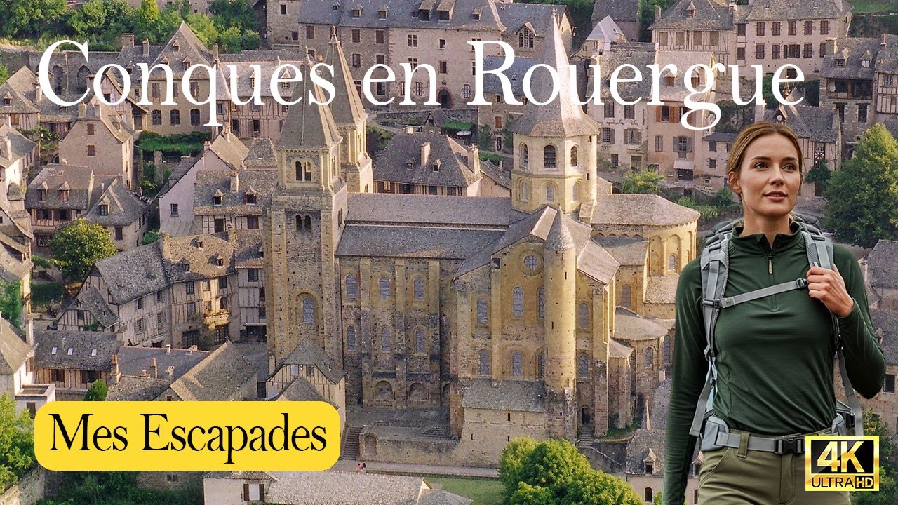 Conques-en-Rouergue : le village miracle des p&egrave;lerins ! | MES ESCAPADES | 4K