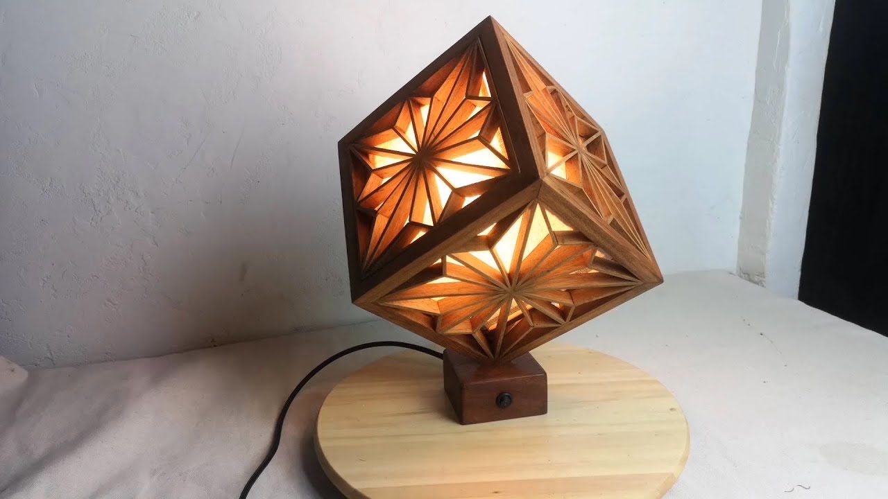 How to make a Kumiko Cube Lamp
