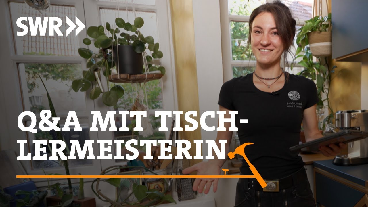 Wie man Schreiner wird: Eure Fragen zu Ausbildung, Gesellen- und Meisterstück  | SWR Handwerkskunst