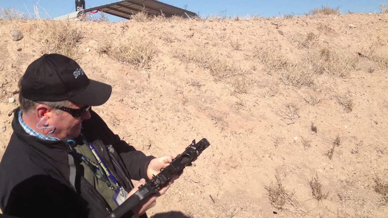 Kriss full auto short barrel machine gun   shot show 2012
