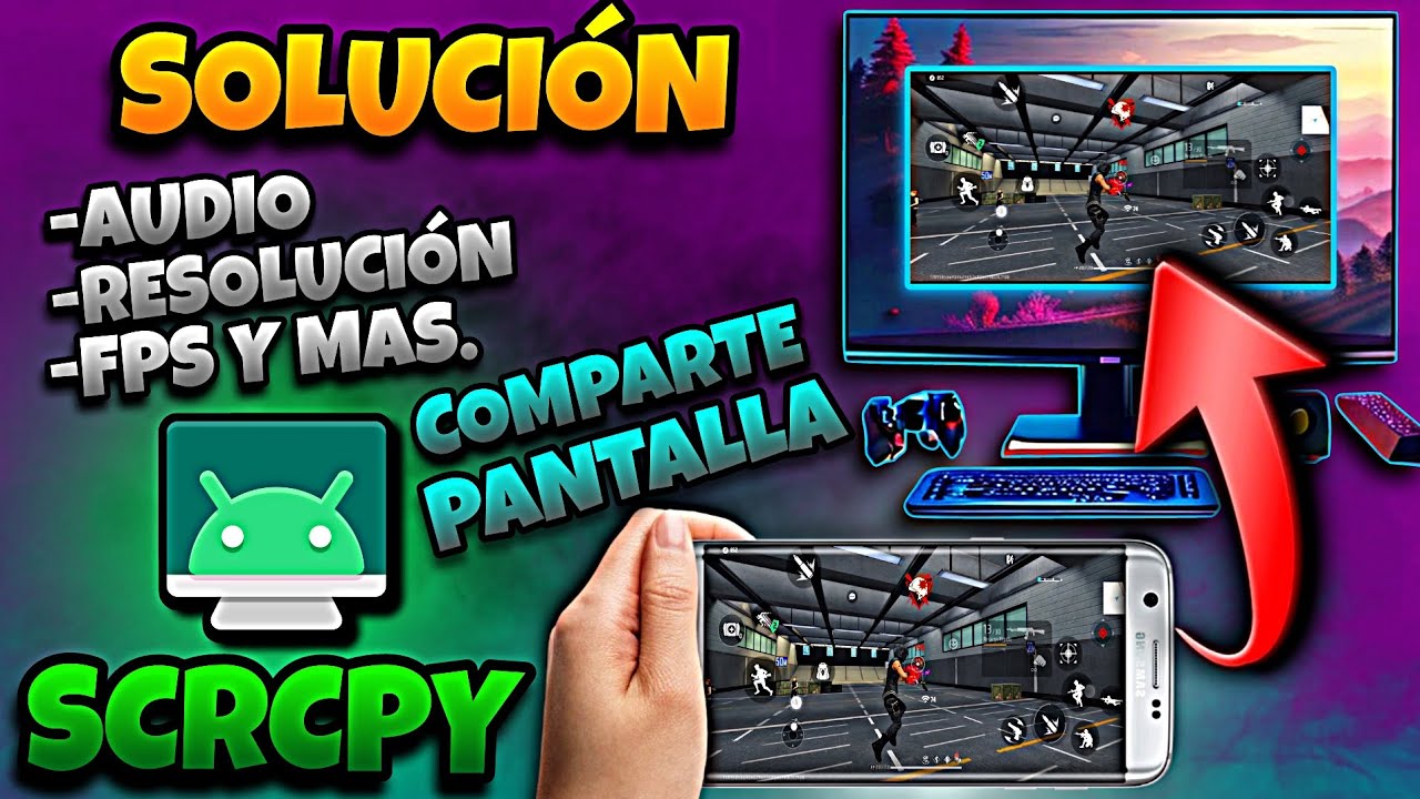 SOLUCIÓN Captura Audio🔊 Mejora Resolución, Calidad y Fluidez al COMPARTIR PANTALLA ¡SCRCPY!
