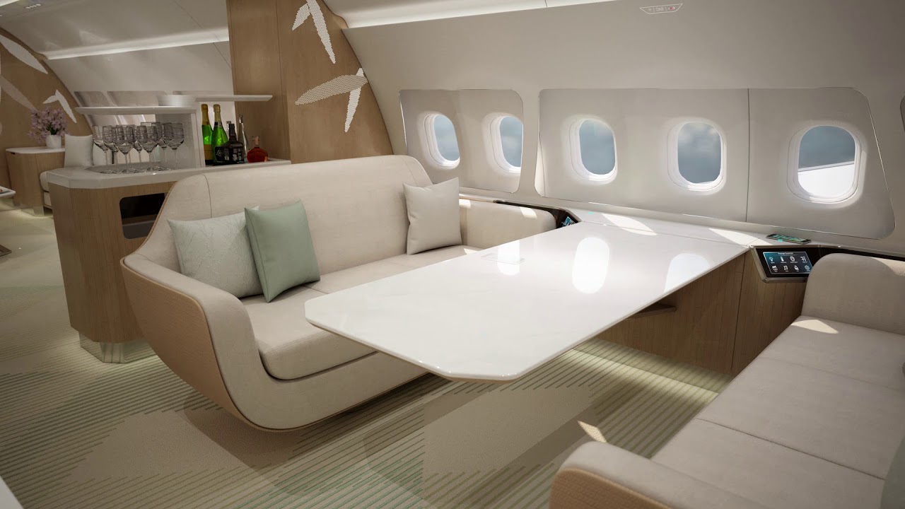 VIP aircraft cabin concept for narrow-body aircraft (long version)